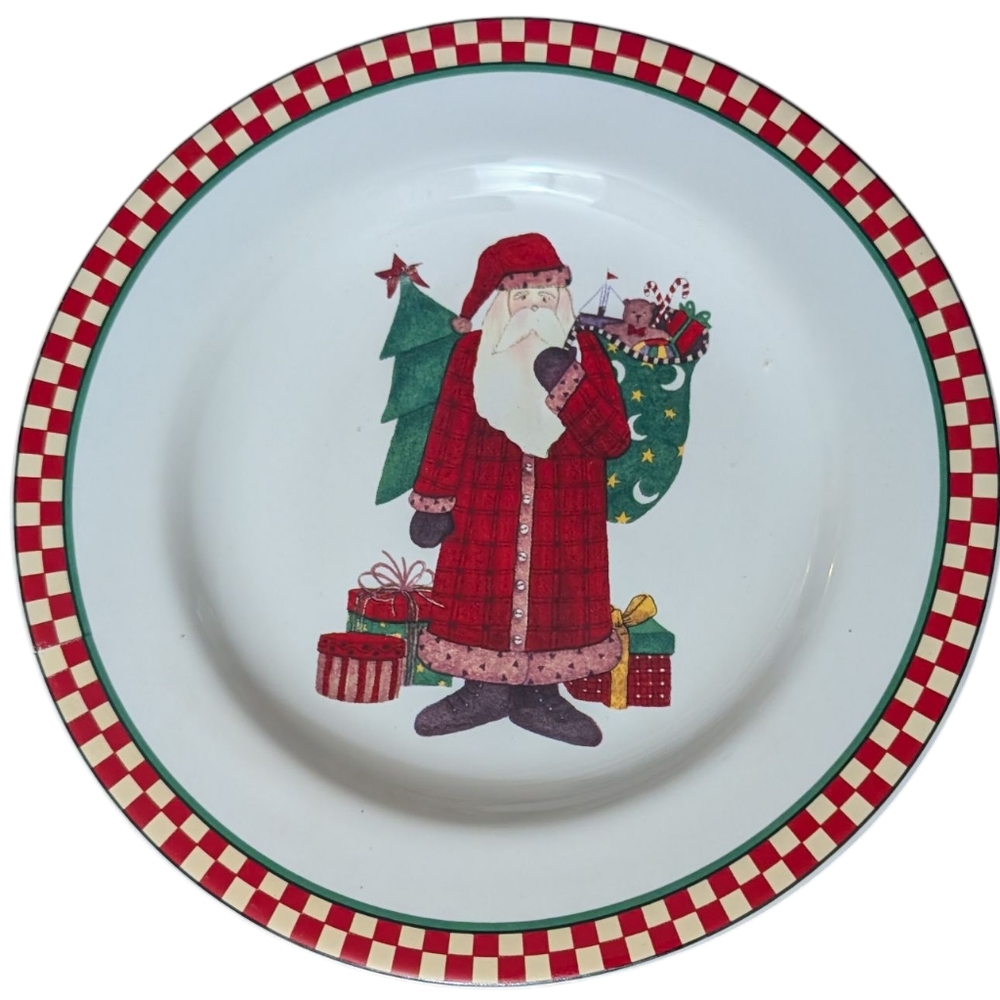 Debbie Mumm Magic Of Santa Plates - Set Of 4 - Picture 3 of 7